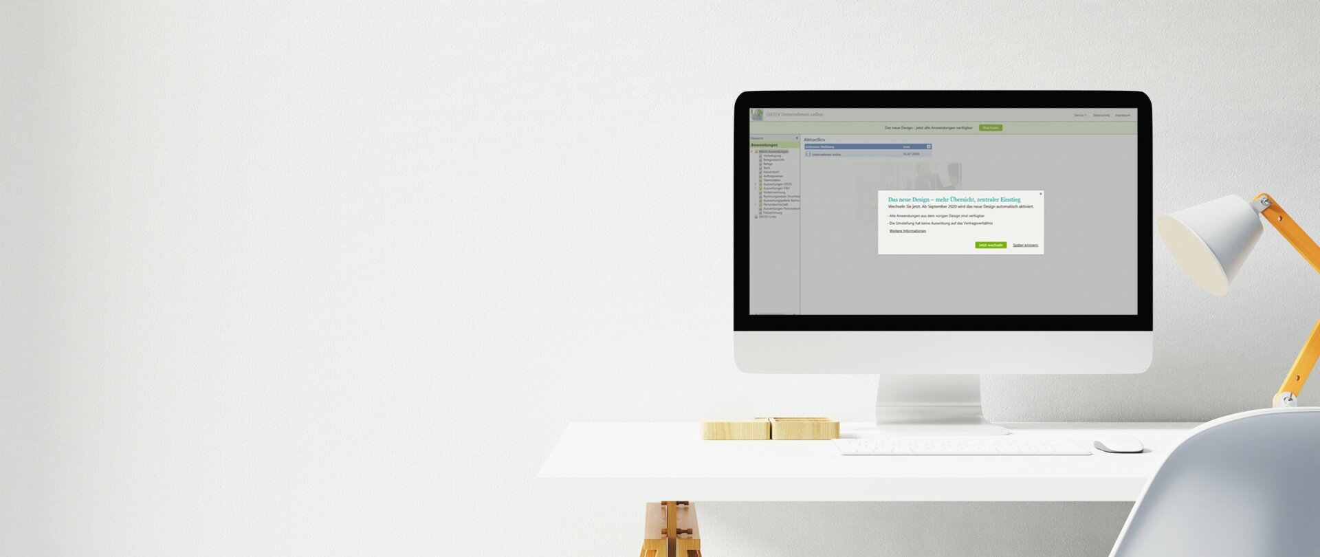 Mood-Image für DATEV Unternehmen online in neuer Optik